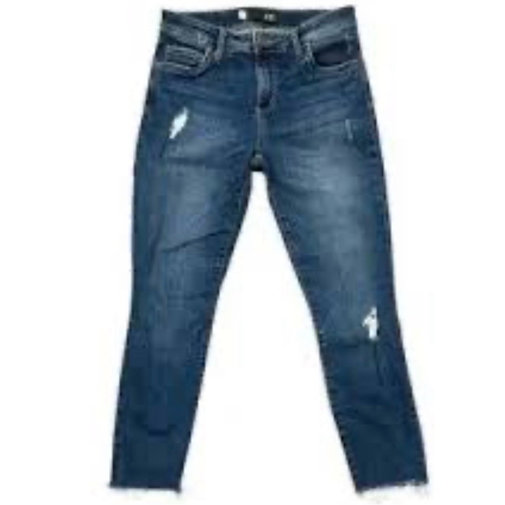 Kut from the Kloth blue denim Donna ankle skinny size 8